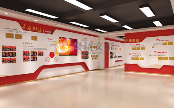 黨建展館的設(shè)計中，如何充分展示黨的歷史和成就？