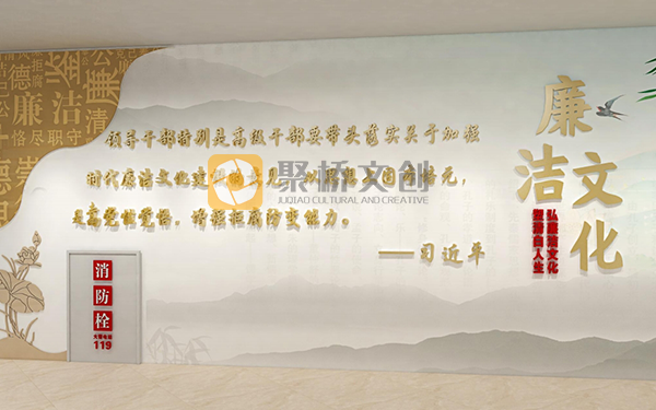 紅色文化展廳可以分成幾個(gè)主題版塊？
