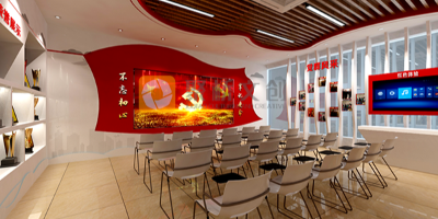黨建文化館的主題可以分成幾個版塊？