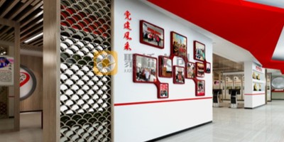 如何設(shè)計一個有特色的社區(qū)黨建展廳？